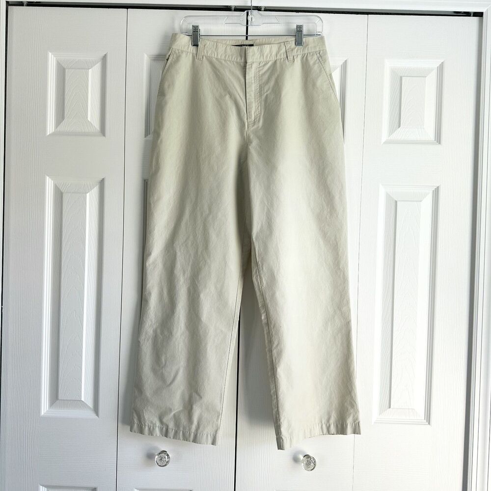 Lauren Ralph Lauren Pants Size M? Beige Ripstop Snap Hem Utility Safari